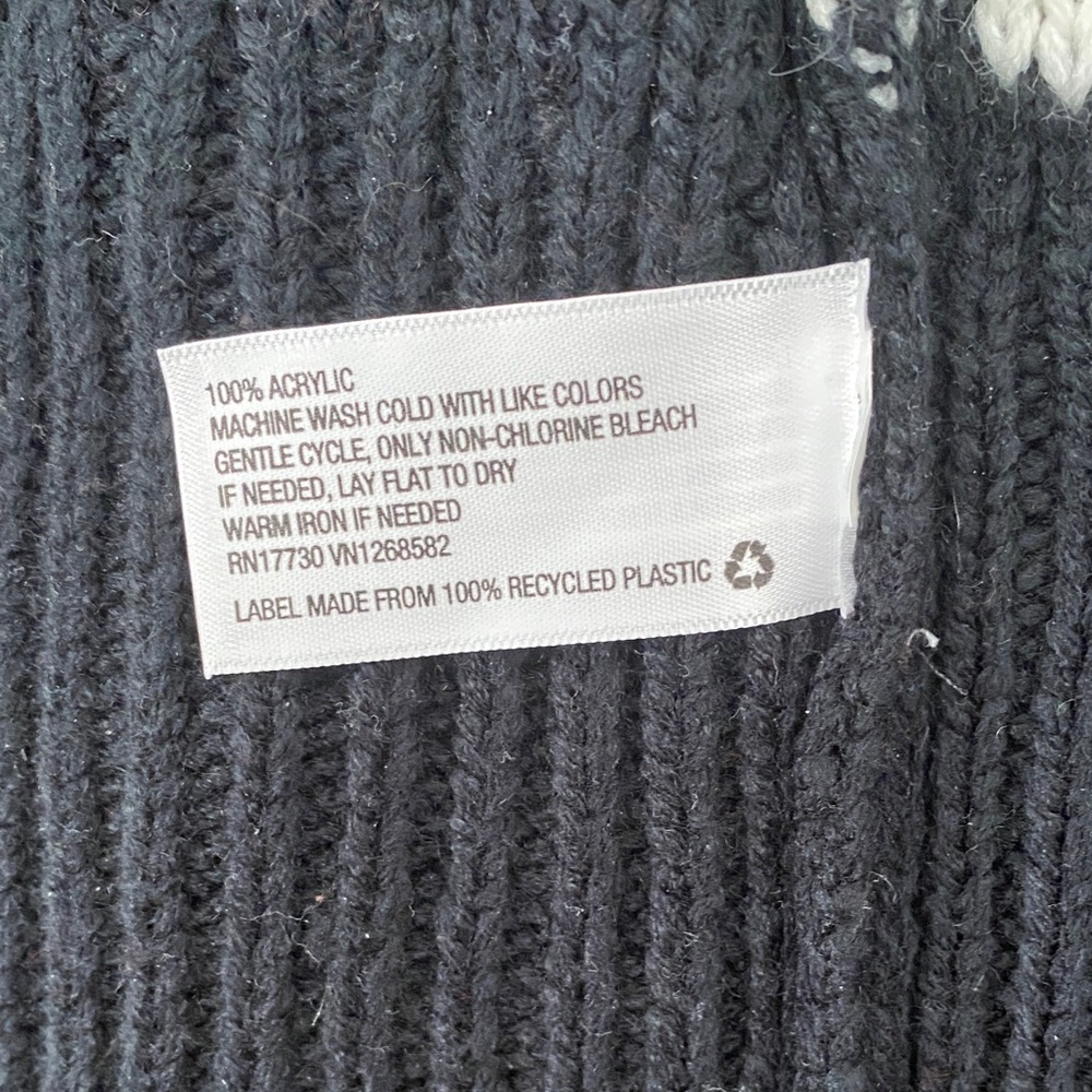 Black And White Open-Front Patterned Cardigan - image 3